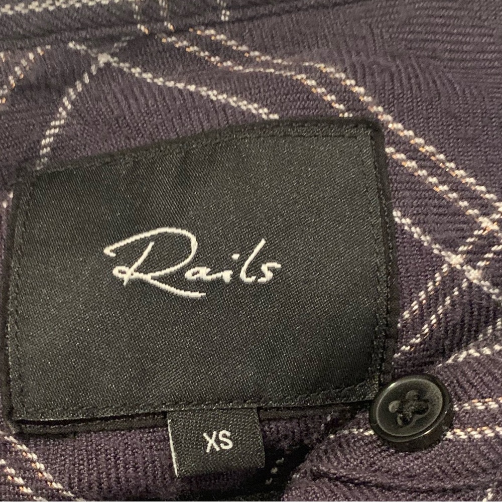 Rails Eloise Button Front Plaid Top - image 3